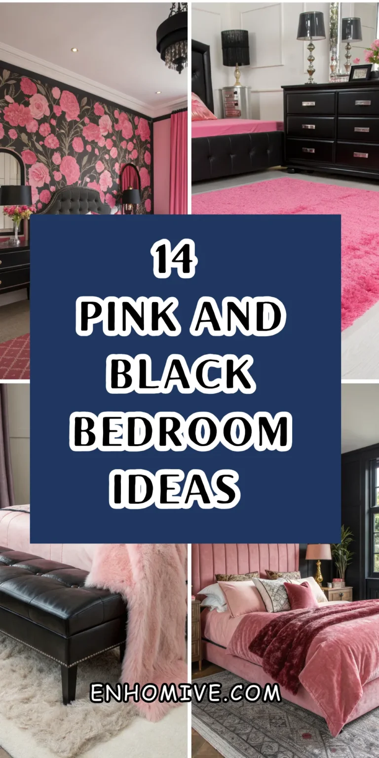 14 Pink and Black Bedroom Ideas for a Bold, Stylish, and Modern Space