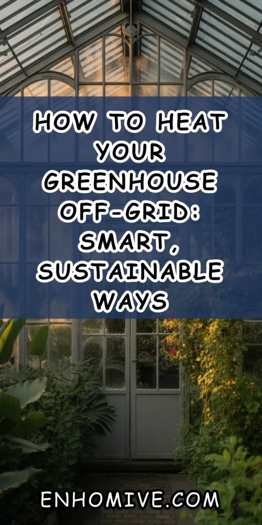 How to Heat Your Greenhouse Off-Grid: Smart, Sustainable Ways to Keep Plants Warm 1 7 8
