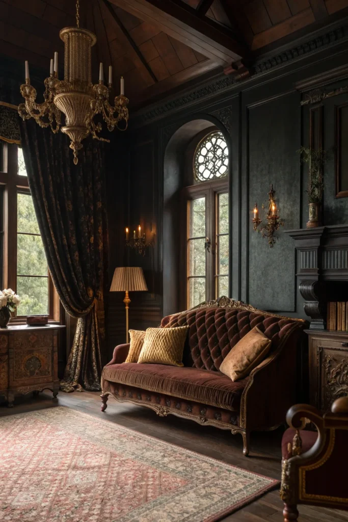 14 Dark Cottagecore House Interiors for a Moody Nostalgic Space 6 cp 5