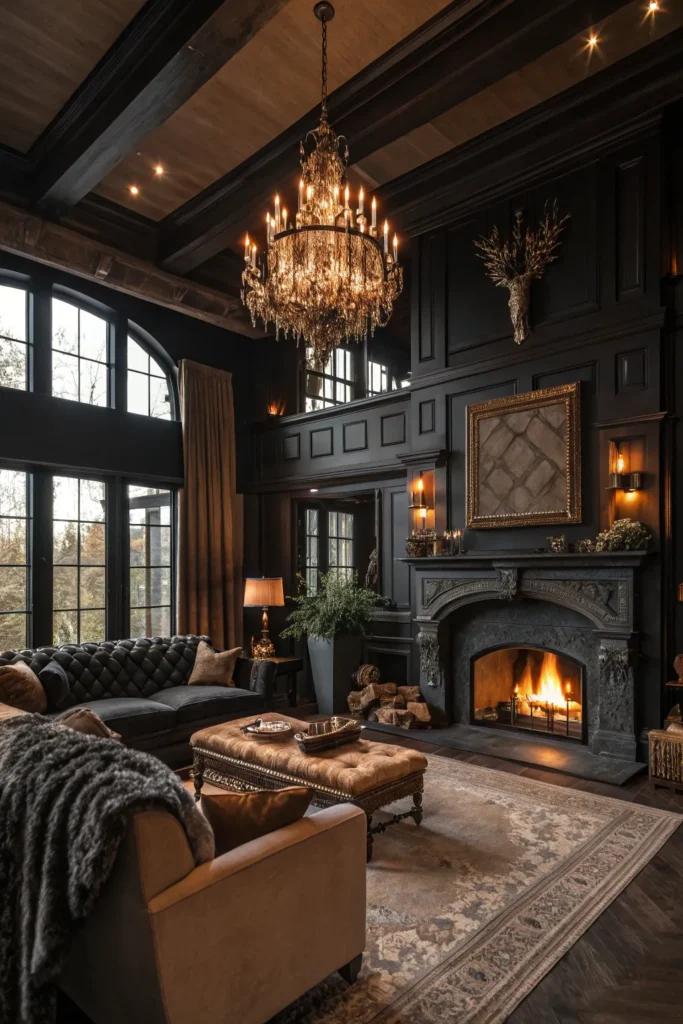 14 Dark Cottagecore House Interiors for a Moody Nostalgic Space 9 cp 8