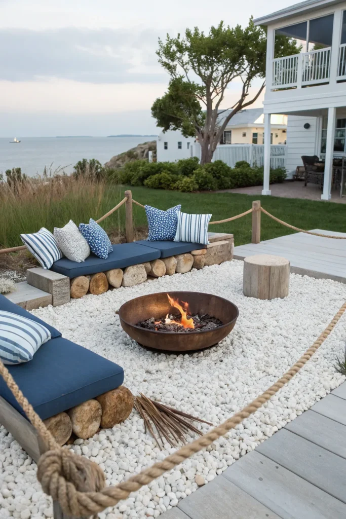 14 Gravel Fire Pit Ideas for a Cozy & Stylish Backyard Retreat 8 cr 7