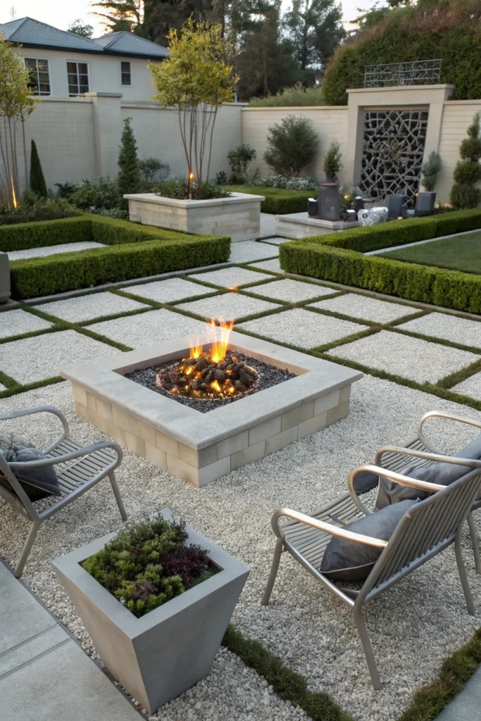 14 Gravel Fire Pit Ideas for a Cozy & Stylish Backyard Retreat 9 cr 8