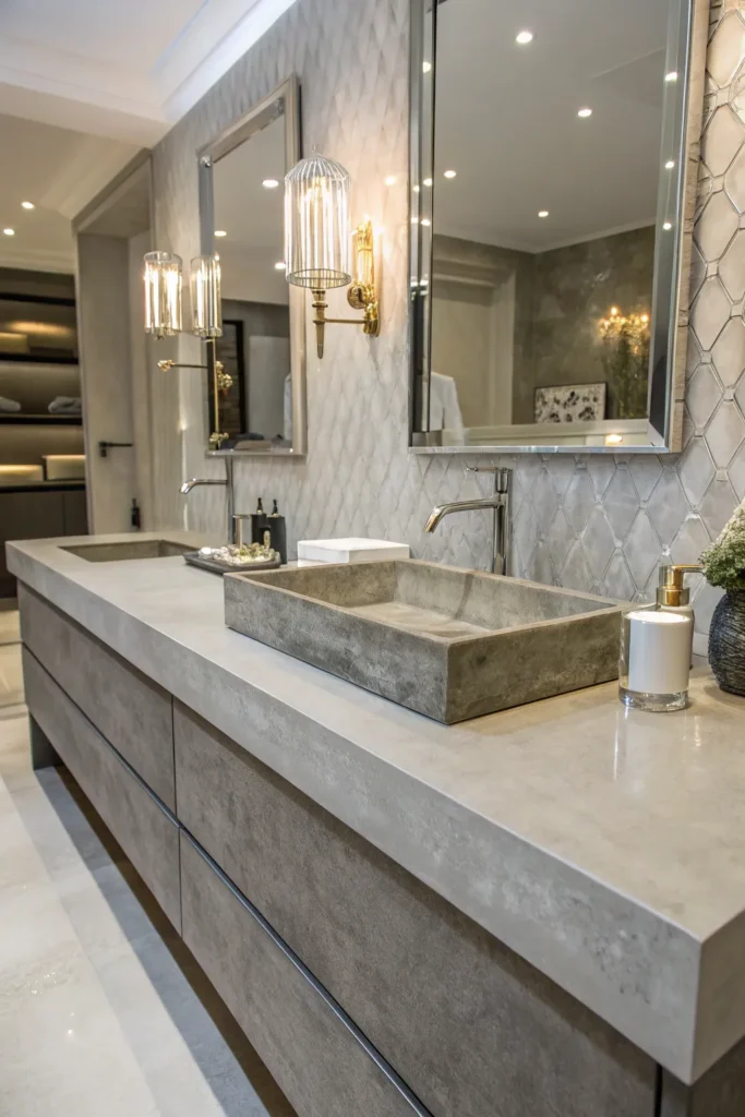 14 Practical and Pretty Bathroom Counter Ideas You’ll Love 7 mc 6