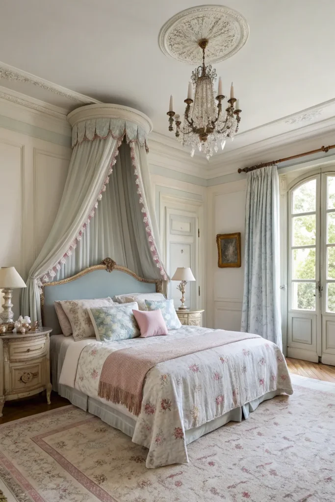 15 Dreamy French Country Bedroom Inspiration 2 sm 1