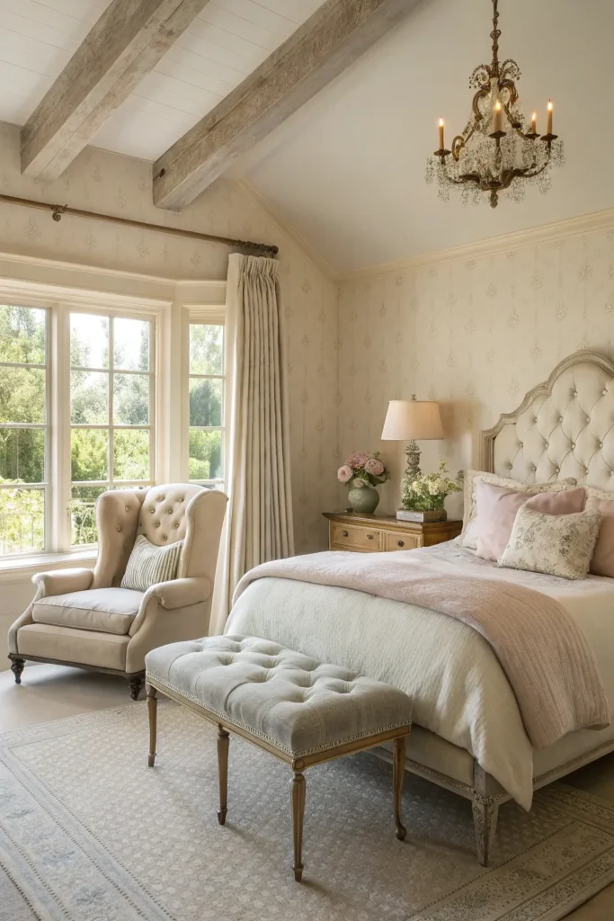 15 Dreamy French Country Bedroom Inspiration 13 sm 12