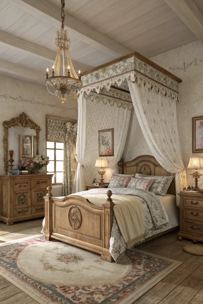 15 Dreamy French Country Bedroom Inspiration 15 sm 14
