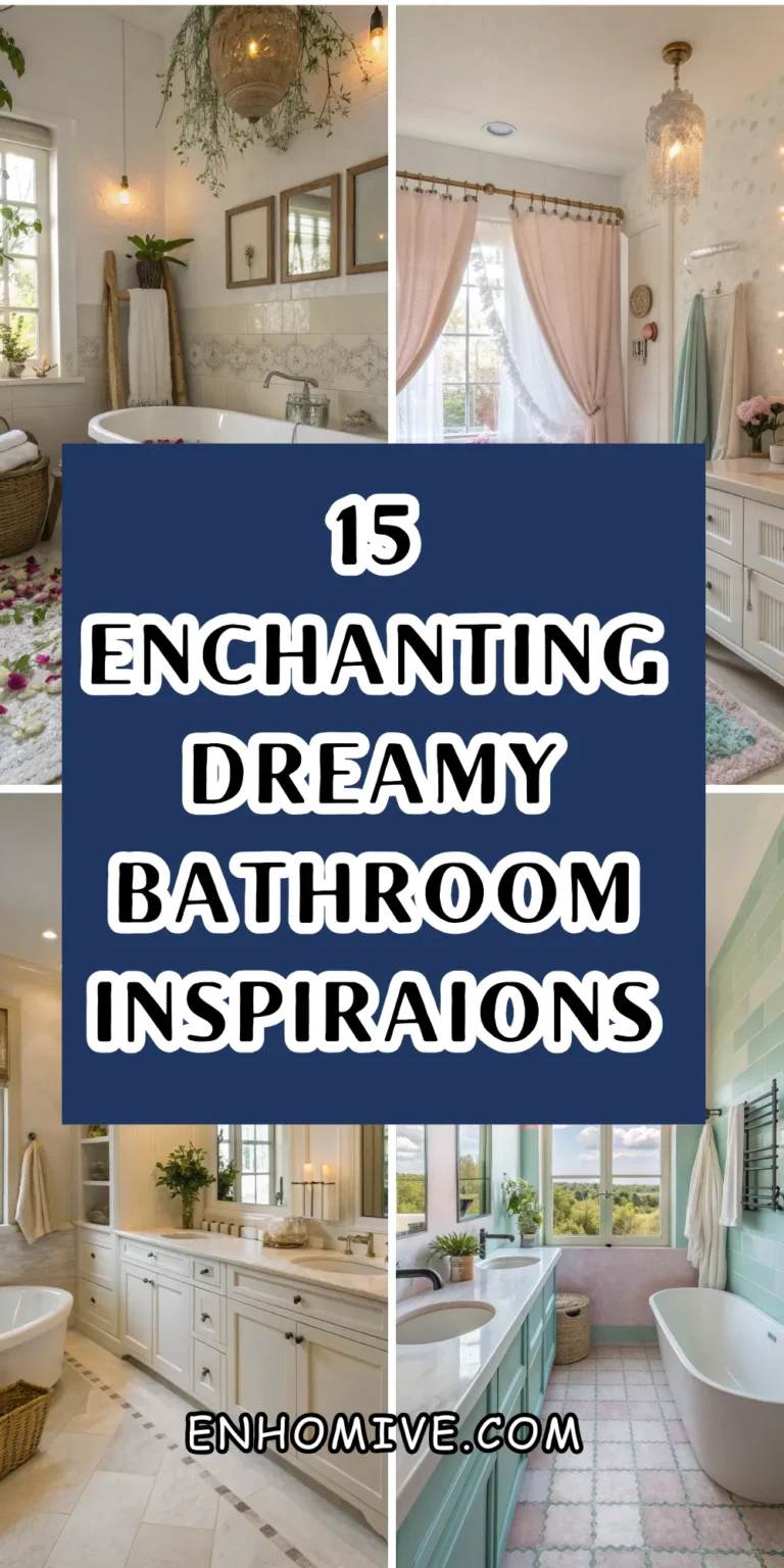 15 Enchanting Dreamy Bathroom Inspirations for a Magical Home Retreat