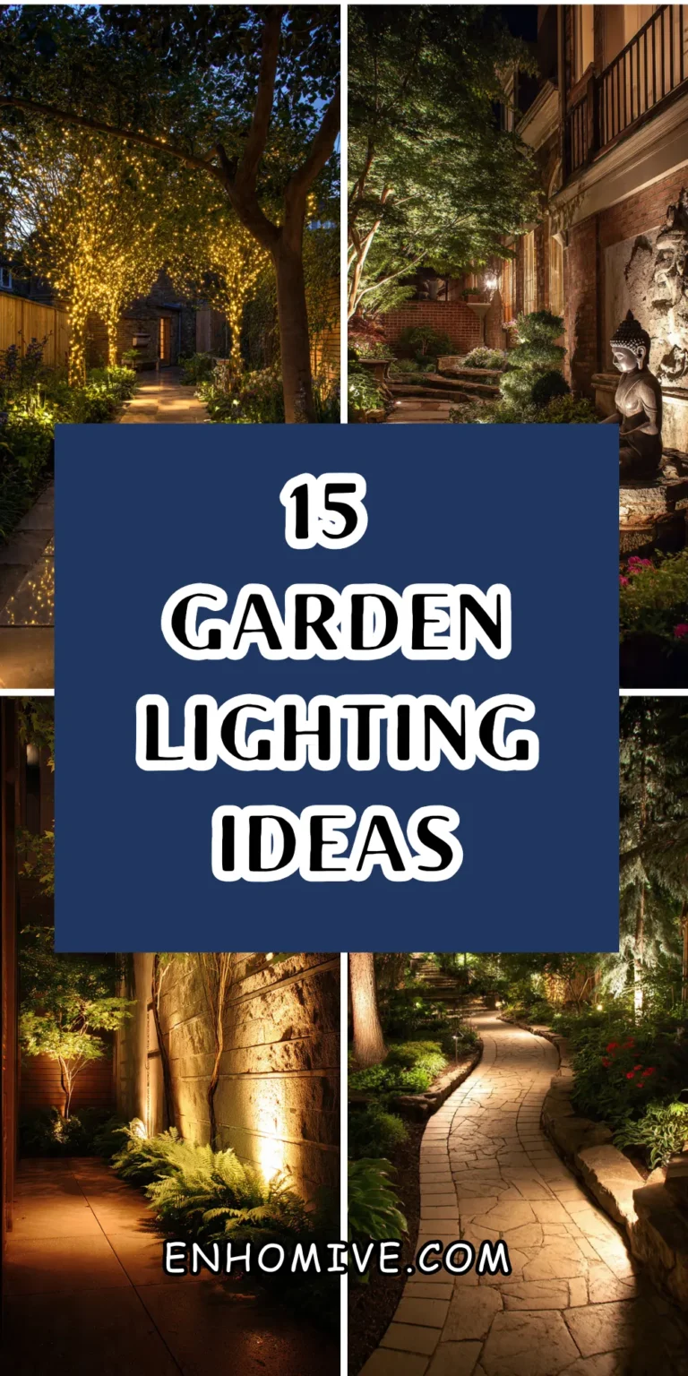 15 Garden Lighting Ideas for a Magical Outdoor Ambience