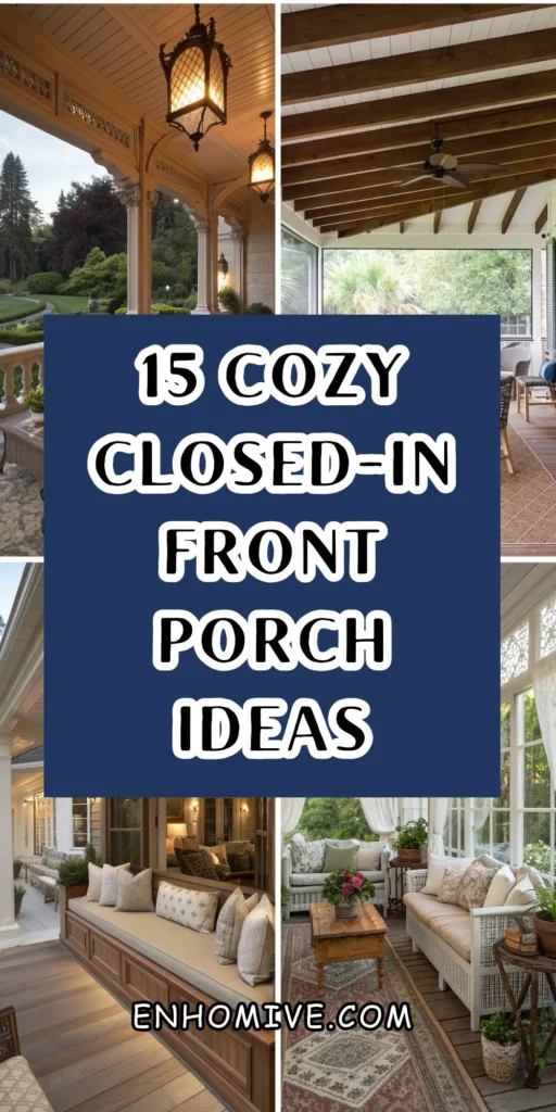 15 Cozy Closed-In Front Porch Ideas to Steal 1 7 11 2