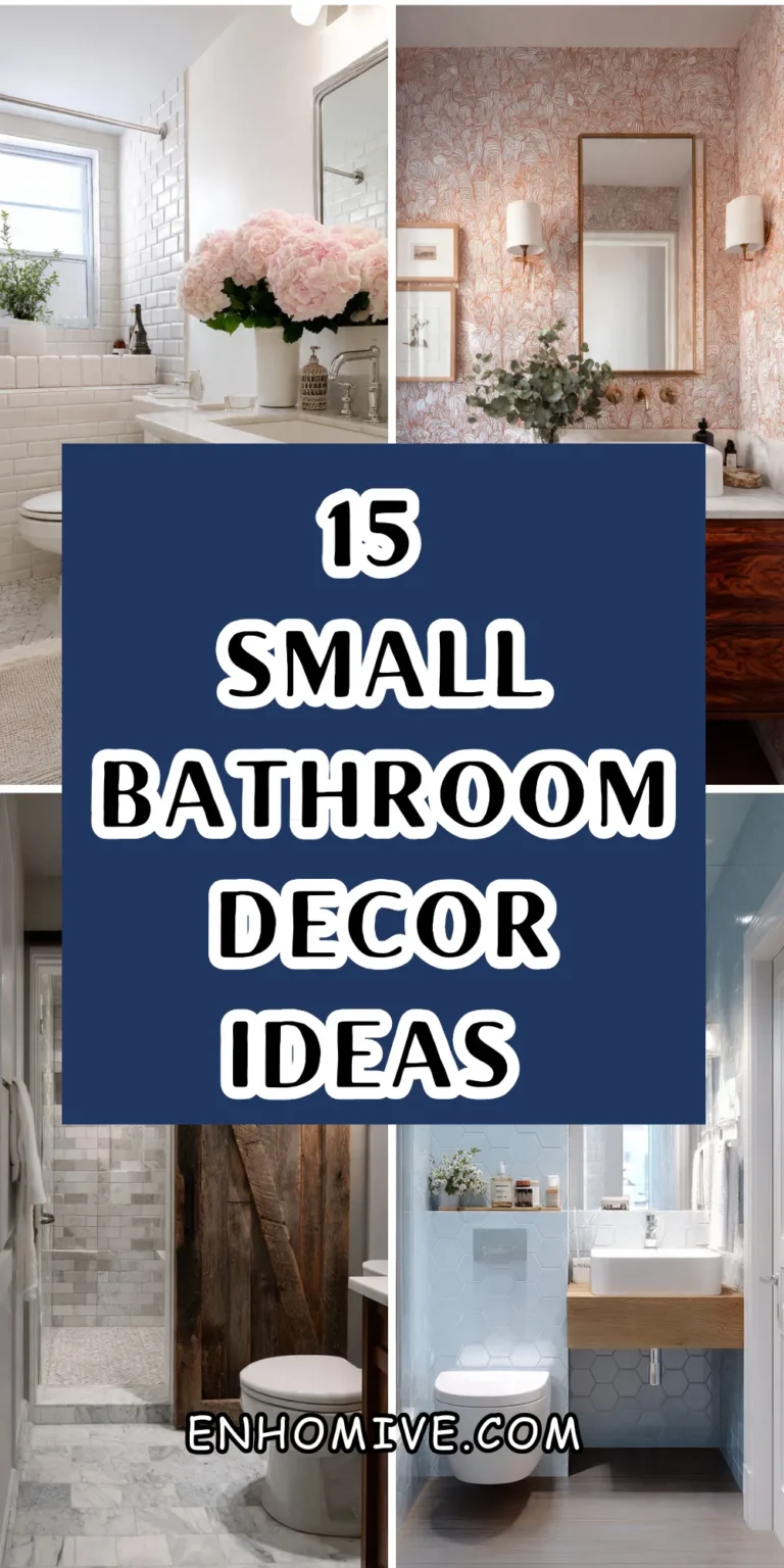 15 Small Bathroom Decor Ideas That Maximize Style and Space