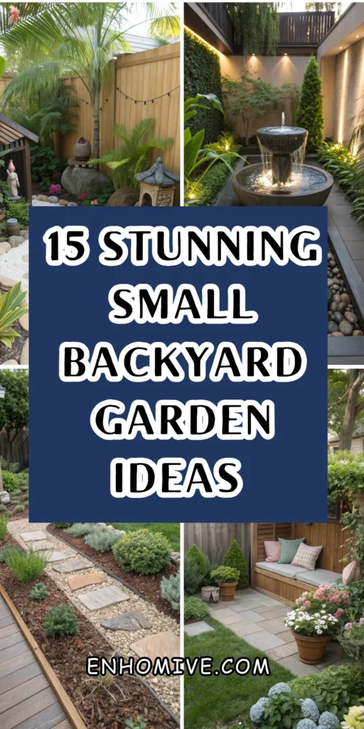 15 Stunning Small Backyard Garden Ideas You Can Easily Create 1 7 14
