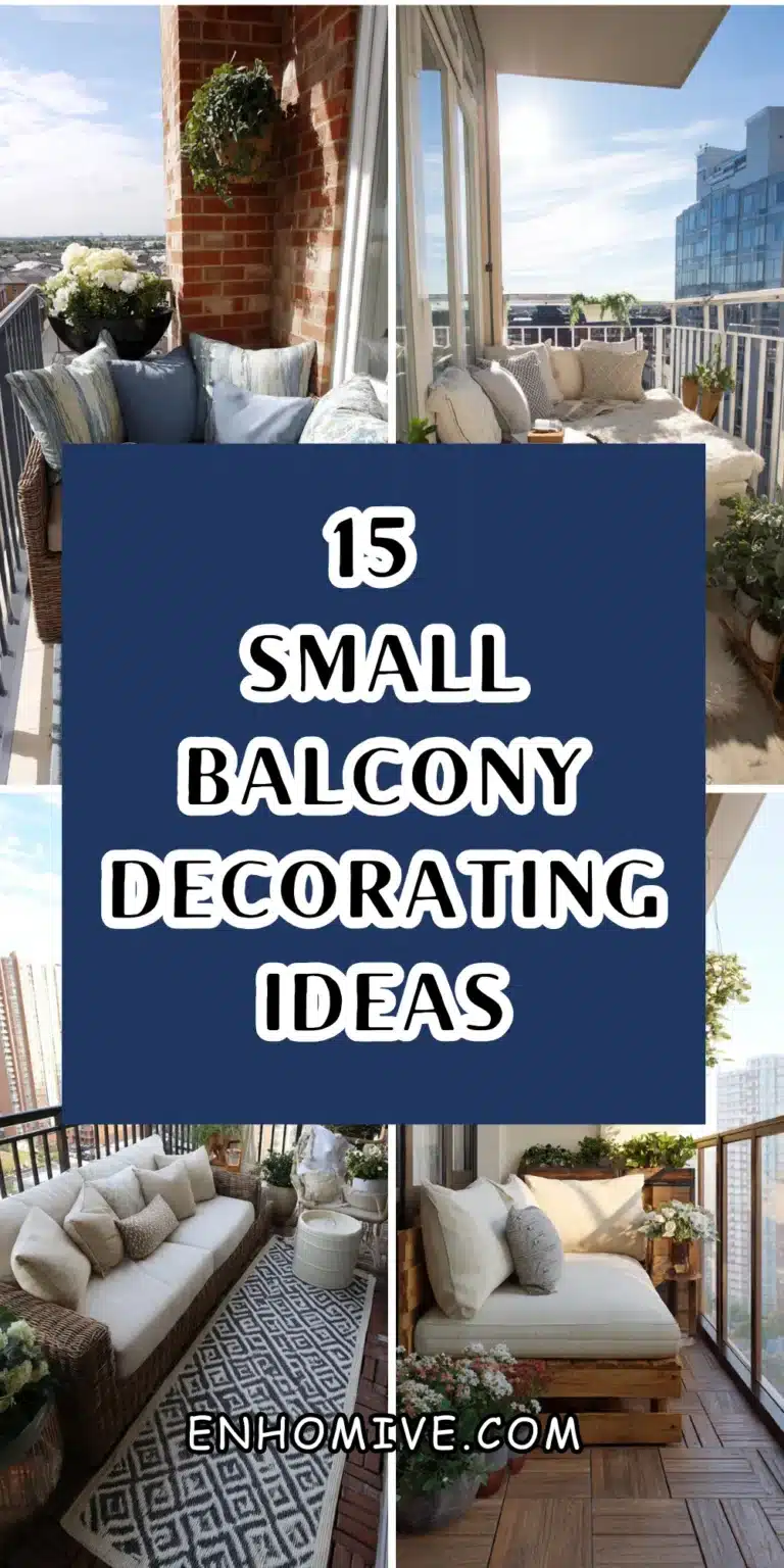 15 Small Balcony Decorating Ideas for Big Style Impact