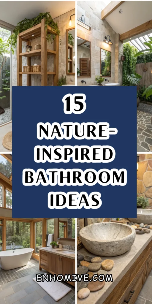 15 Nature-Inspired Bathroom Ideas That Create a Calm, Refreshing Retreat 1 7 17 1