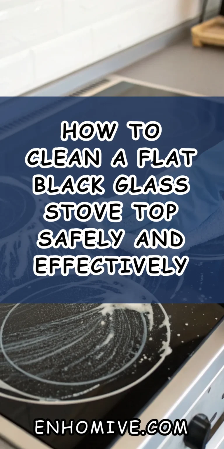 How To Clean a Flat Black Glass Stove Top Safely and Effectively