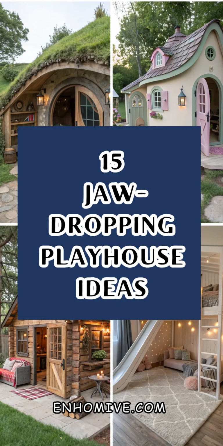 15 Jaw-Dropping Playhouse Ideas