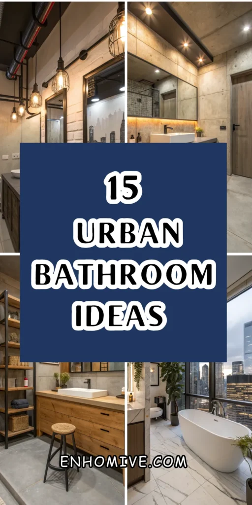15 Urban Bathroom Ideas to Infuse Your Home with City Style 1 7 2 1