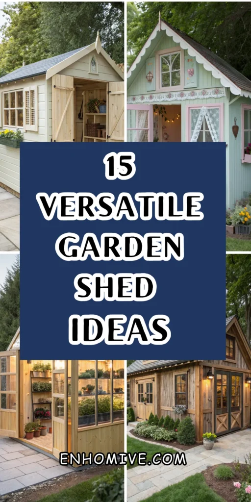 15 Versatile Garden Shed Ideas Perfect for Every Yard 1 7 20