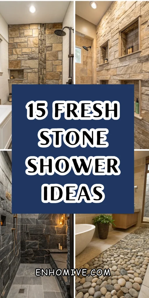 15 Fresh Stone Shower Ideas to Elevate Your Bathroom 1 7 28