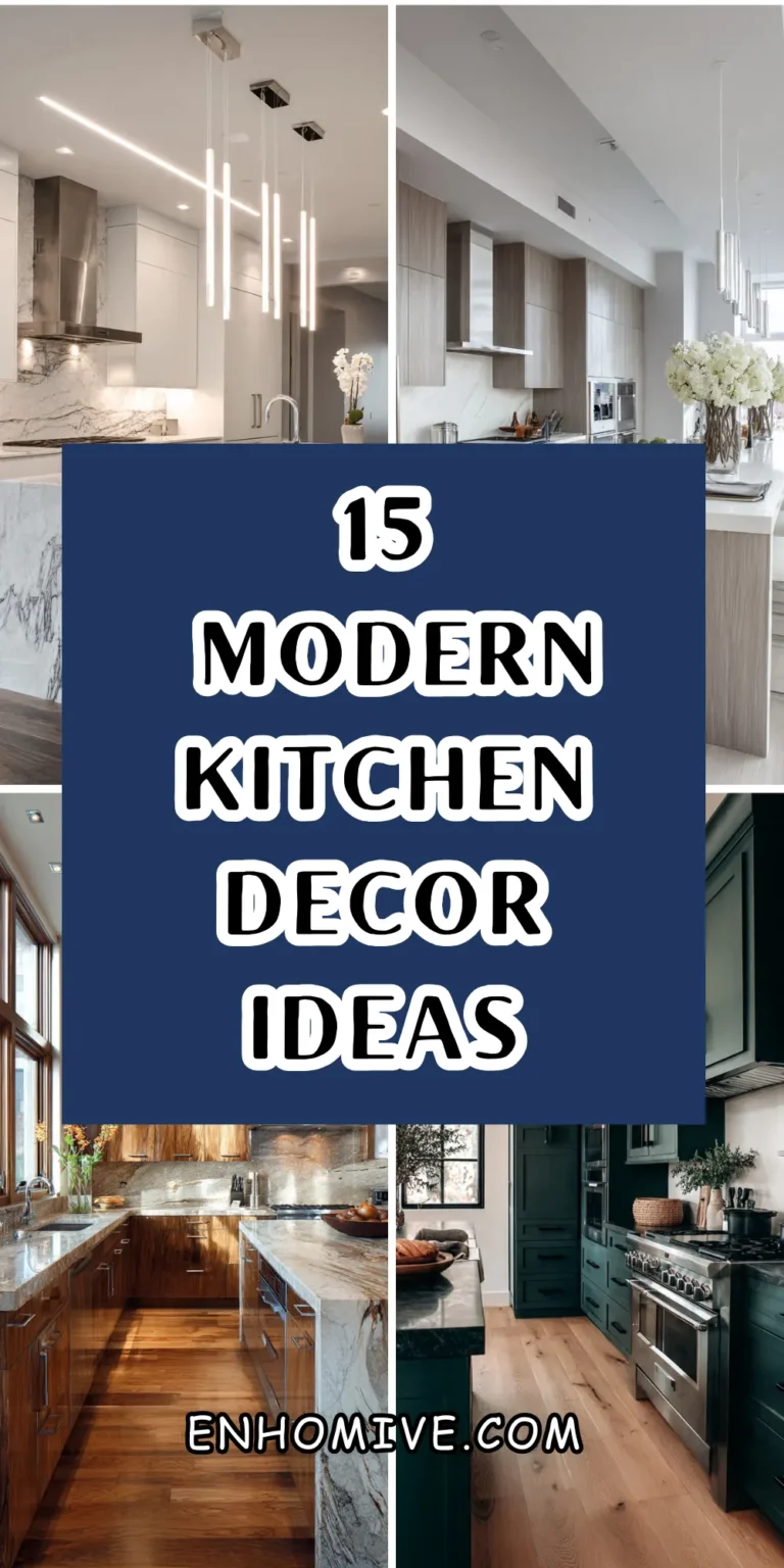 15 Modern Kitchen Decor Ideas for a Stylish and Functional Space
