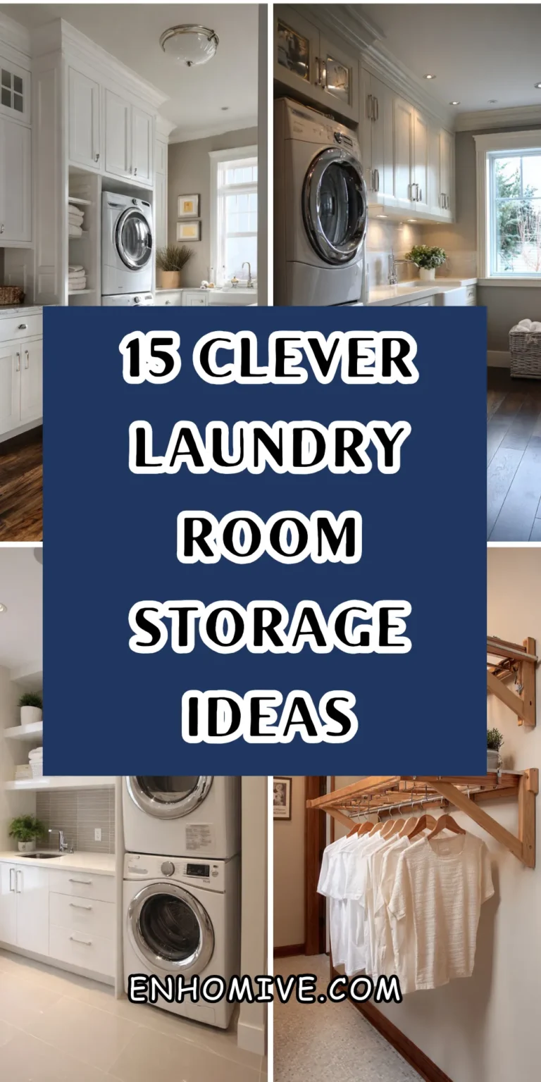 15 Clever Laundry Room Storage Ideas That Save Space