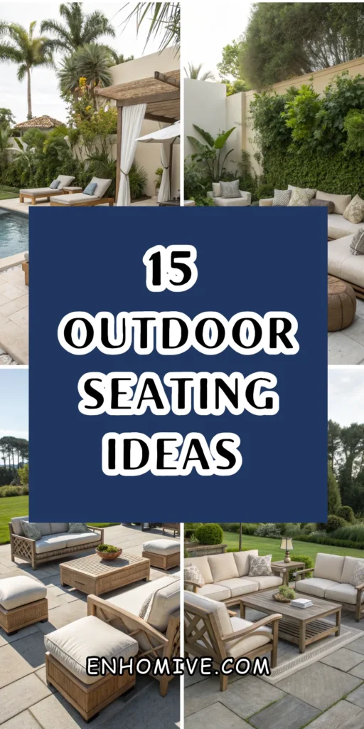 15 Outdoor Seating Ideas 1 7 4 2