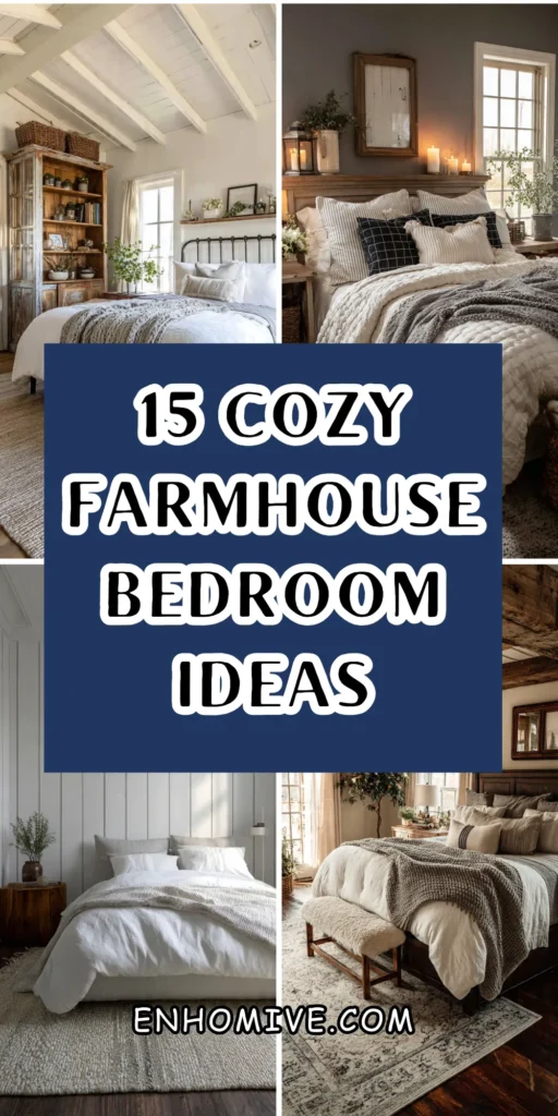 15 Cozy Farmhouse Bedroom Ideas with Timeless Charm 1 7 4 4