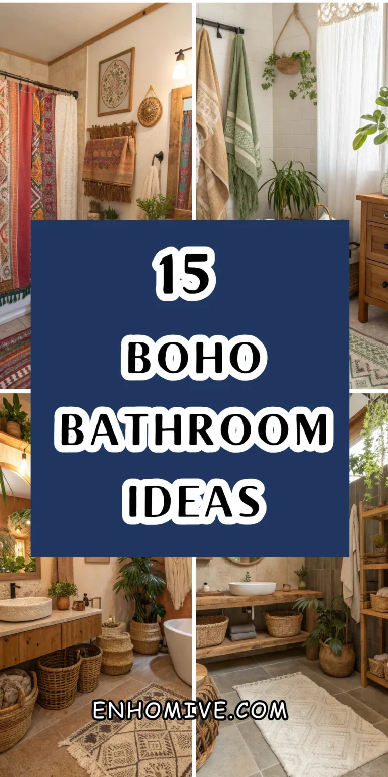 15 Boho Bathroom Ideas for a Free-Spirited Space