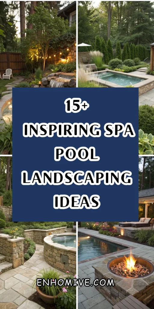 15+ Inspiring Spa Pool Landscaping Ideas for a Serene Backyard Retreat 1 7 6 1