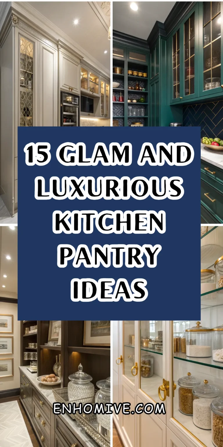 15 Glam and Luxurious Kitchen Pantry Ideas