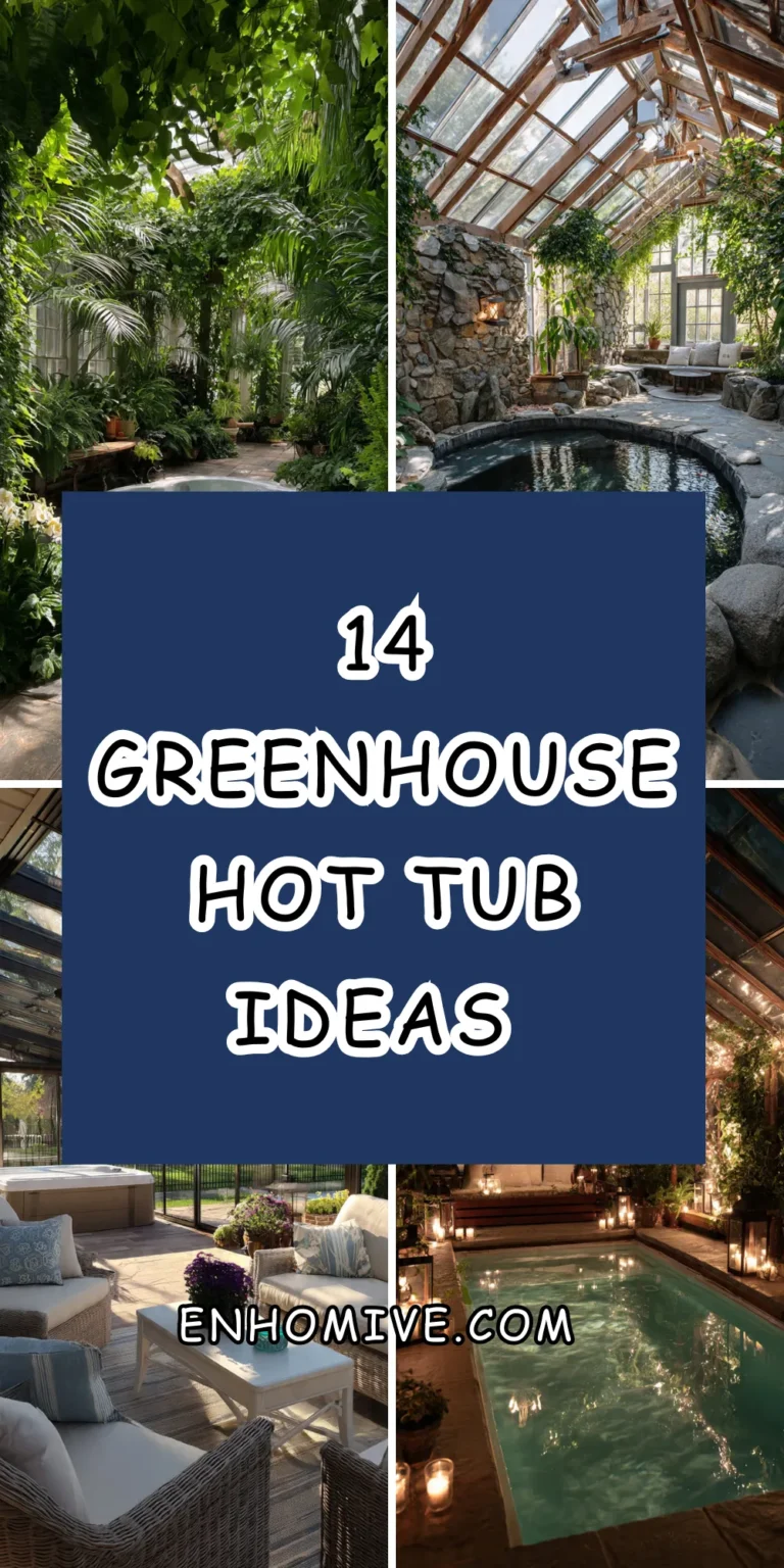 14 Greenhouse Hot Tub Ideas for a Year-Round Spa Escape