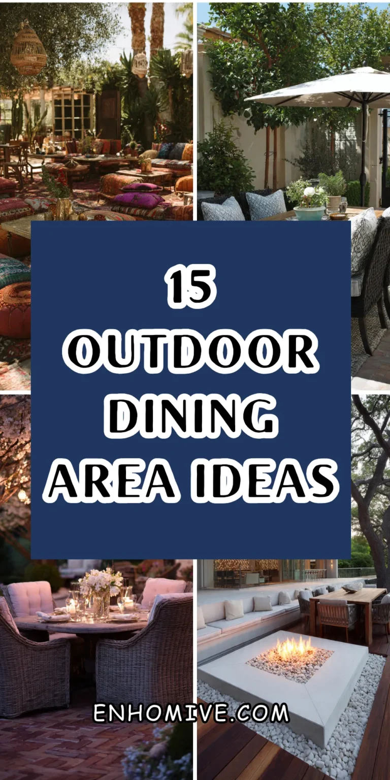 15 Outdoor Dining Area Ideas for Memorable Gatherings