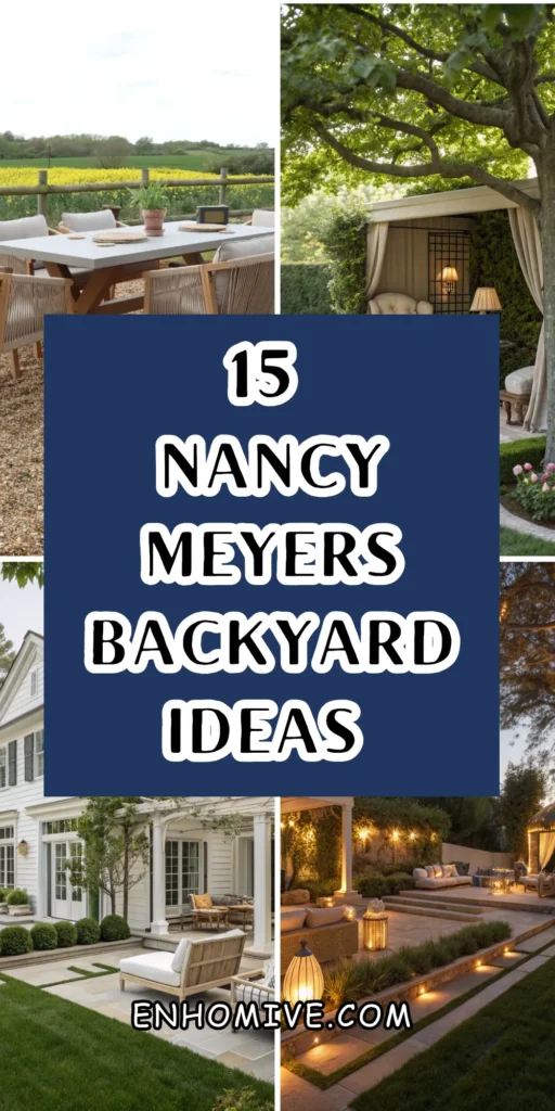 15 Nancy Meyers Backyard Ideas That Turn Alfresco Into a Lifestyle 1 7 9