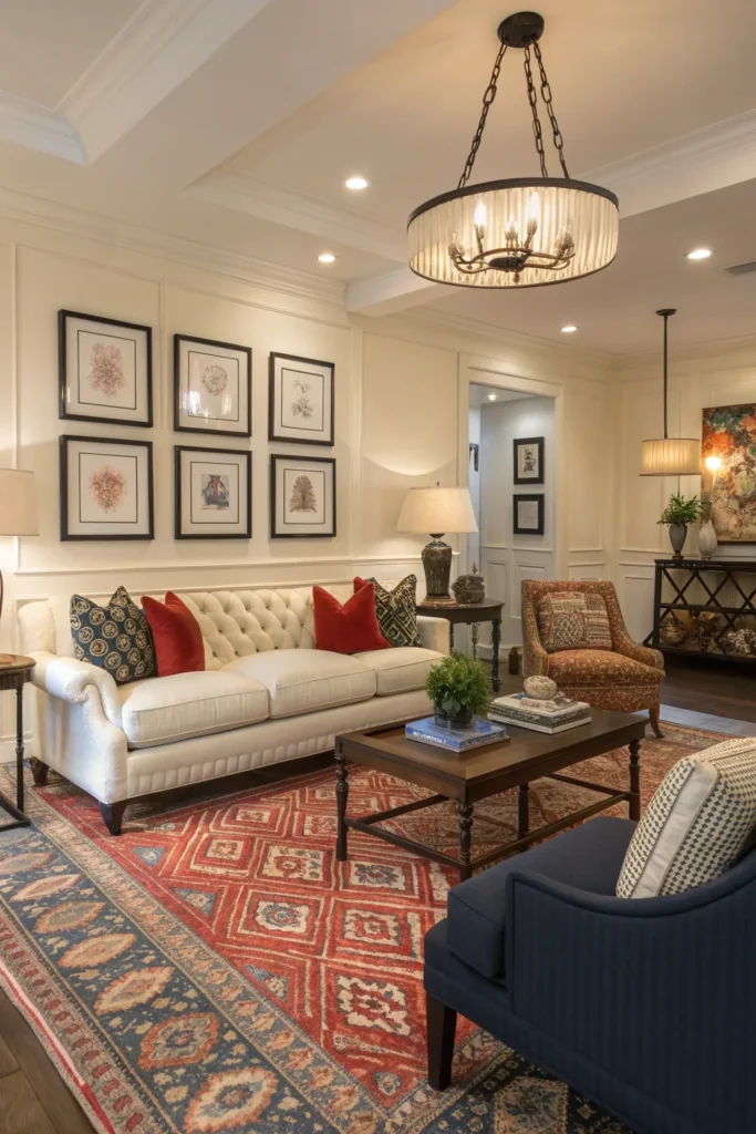 15 Preppy Living Room Ideas for a Cheerful Space 10 PG10