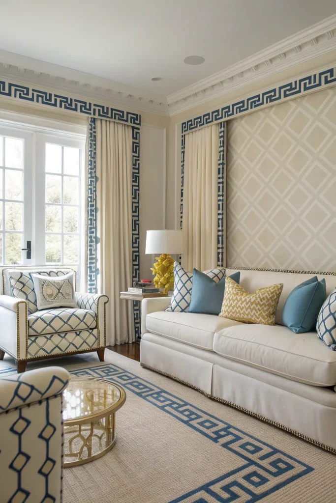 15 Preppy Living Room Ideas for a Cheerful Space 11 PG11