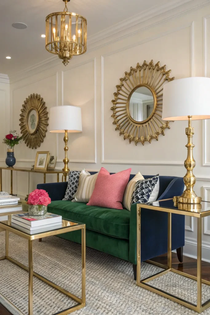 15 Preppy Living Room Ideas for a Cheerful Space 12 PG12