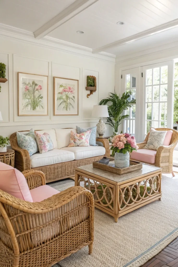 15 Preppy Living Room Ideas for a Cheerful Space 9 PG9