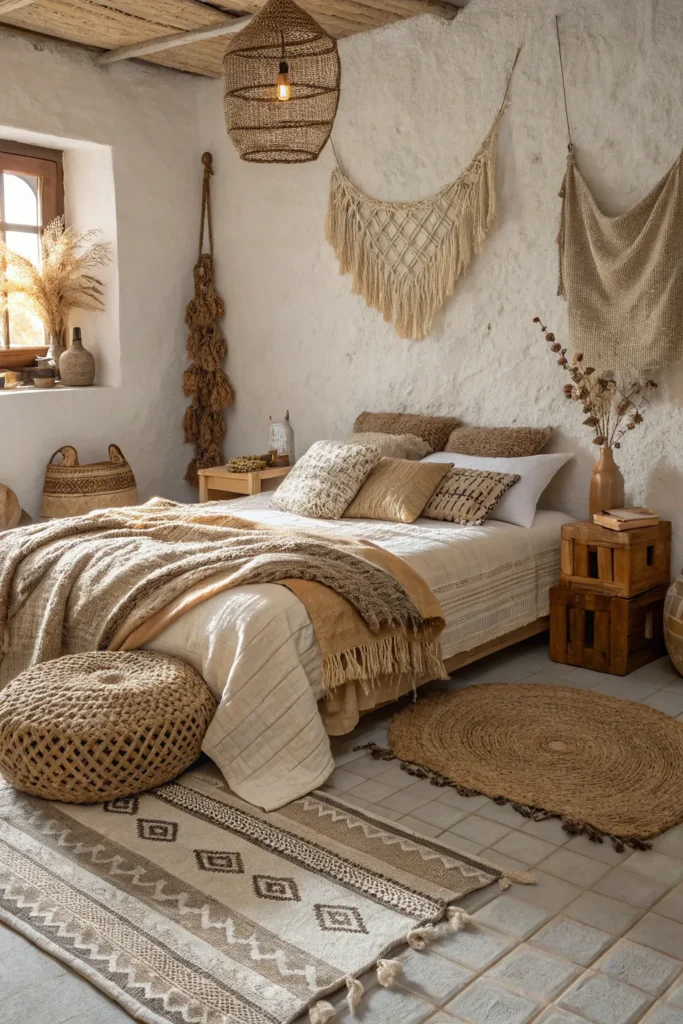 15 Stunning Earthy Bedroom Ideas 5 QA4