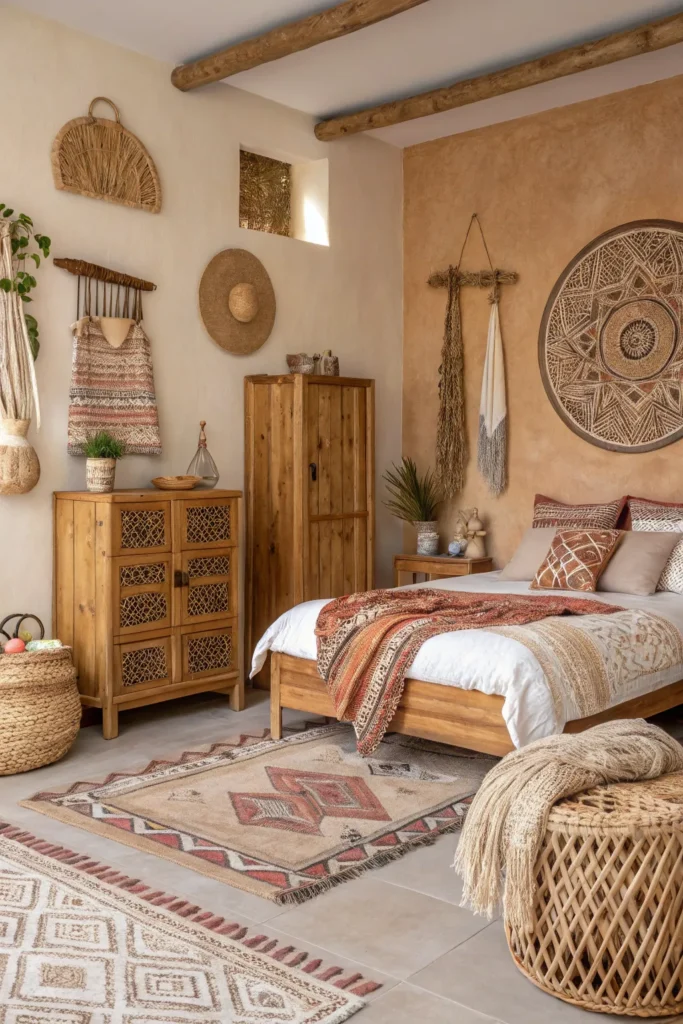15 Stunning Earthy Bedroom Ideas 7 QA6