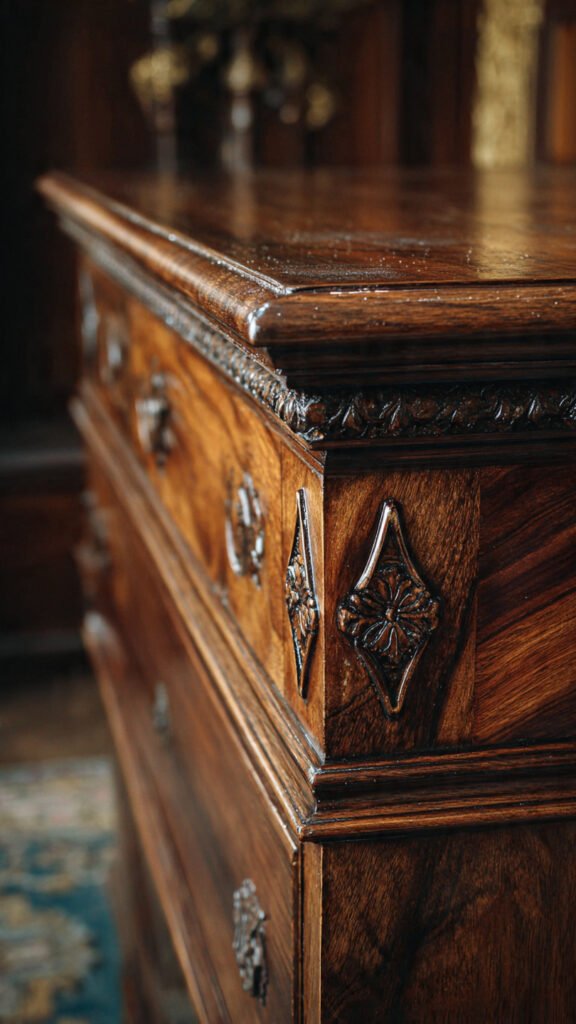 How to Remove Water Stains from Wood Furniture on a Budget 6 a wooden furniture with a protective layer