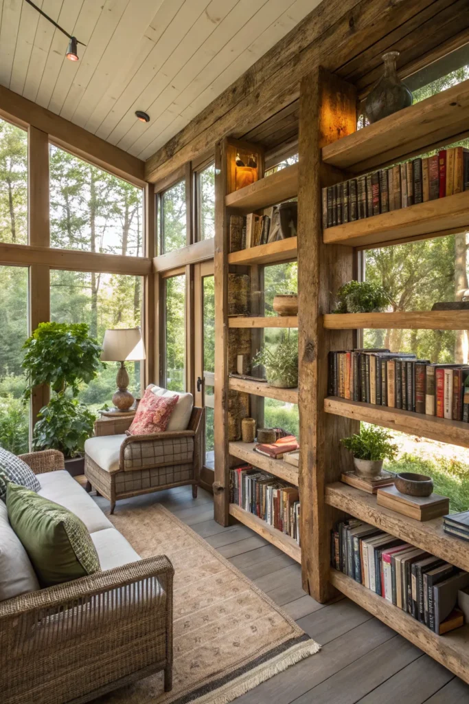 15+ Cozy Rustic Sunroom Ideas to Inspire You 17 ap16