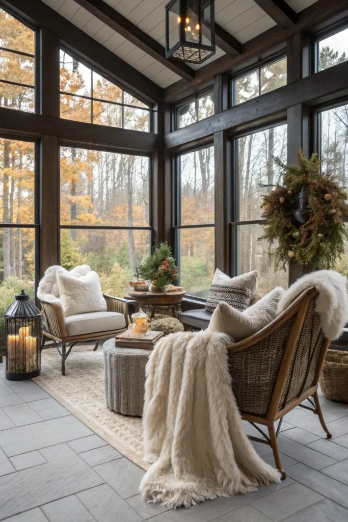 15+ Cozy Rustic Sunroom Ideas to Inspire You 19 ap18