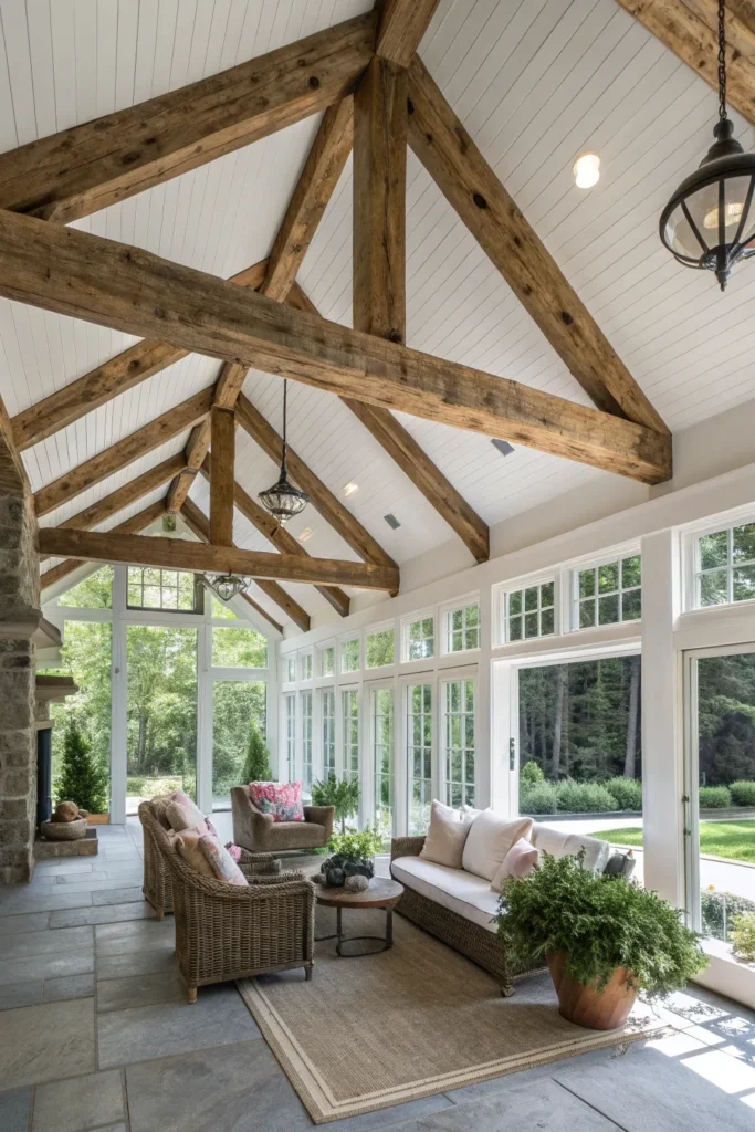 15+ Cozy Rustic Sunroom Ideas to Inspire You 8 ap7