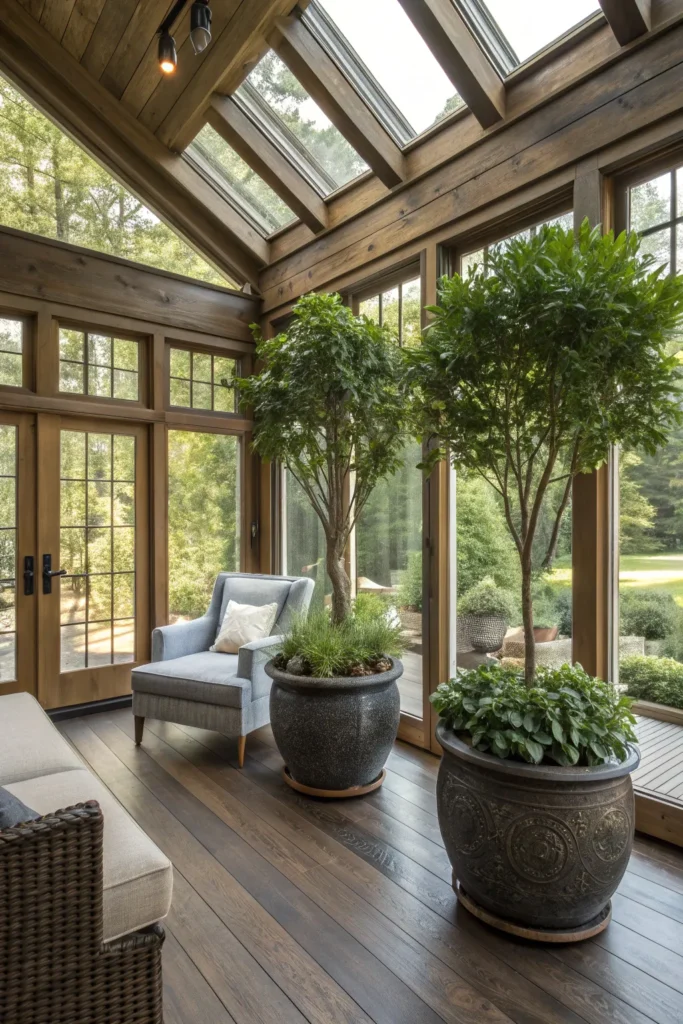 15+ Cozy Rustic Sunroom Ideas to Inspire You 9 ap8
