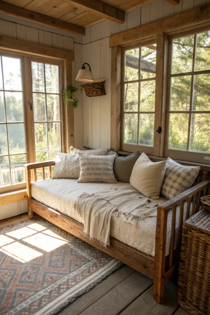 15+ Cozy Rustic Sunroom Ideas to Inspire You 10 ap9