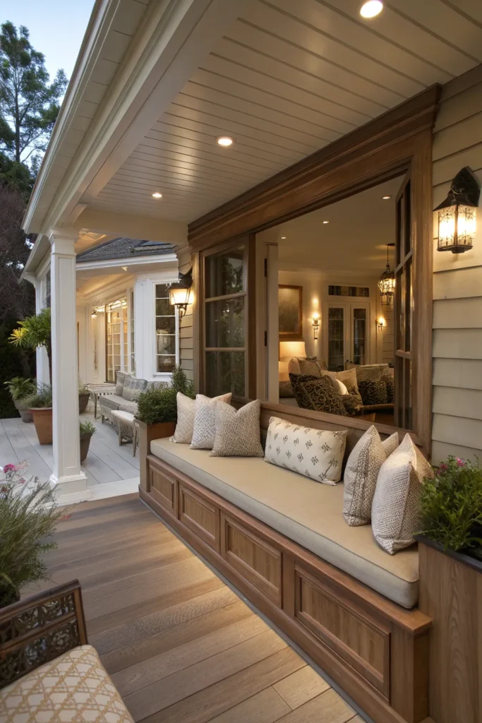 15 Cozy Closed-In Front Porch Ideas to Steal 12 bl11