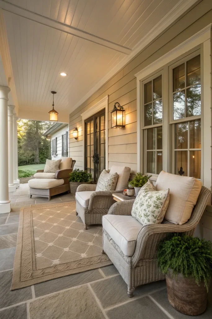 15 Cozy Closed-In Front Porch Ideas to Steal 15 bl14