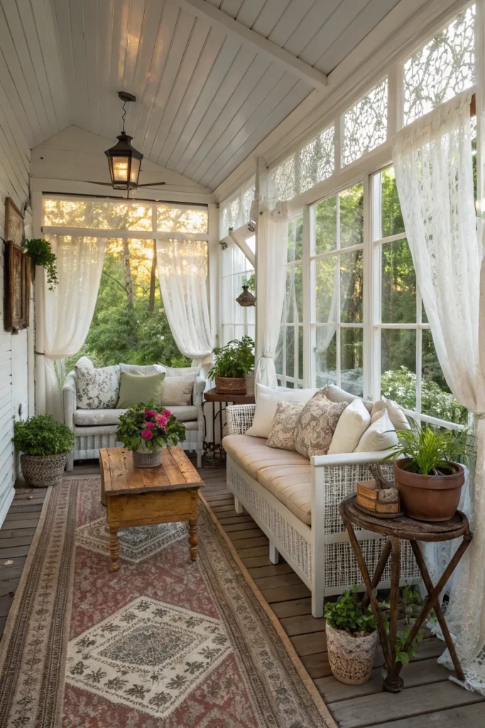 15 Cozy Closed-In Front Porch Ideas to Steal 16 bl15