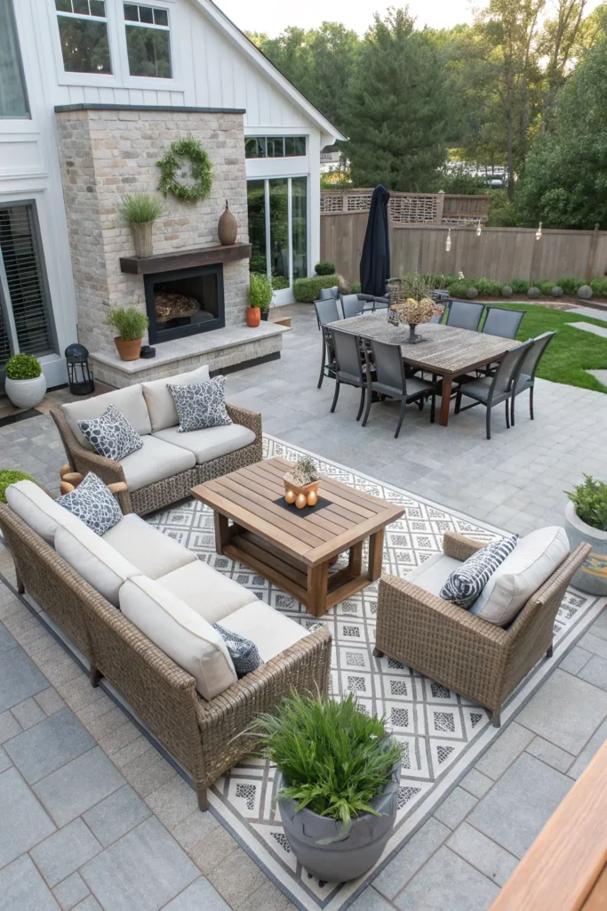 15 Stylish Patio Design Ideas for Relaxing & Entertaining 2 cx 1