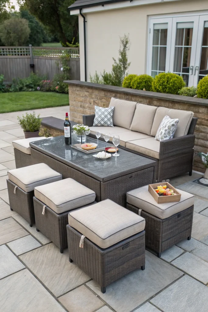 15 Stylish Patio Design Ideas for Relaxing & Entertaining 11 cx 10