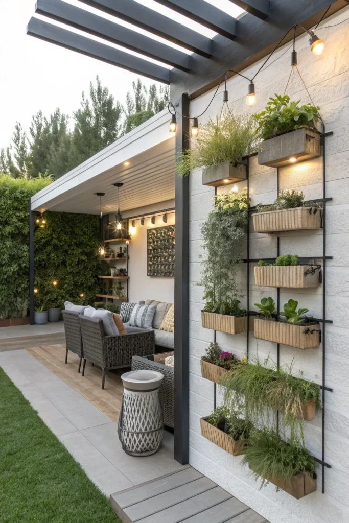 15 Stylish Patio Design Ideas for Relaxing & Entertaining 14 cx 13